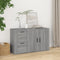 vidaXL - Dressoir - 100x33x59,5 - cm - bewerkt - hout - grijs - sonoma - eikenkleurig