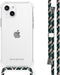 iMoshion Hoesje Geschikt voor iPhone 13 Mini Hoesje Met Koord - iMoshion Backcover met koord - Transparant