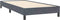 vidaXL - Boxspring - zonder - matras - fluweel - donkergrijs - 100x220 - cm
