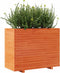 vidaXL - Plantenbak - 90x40x72 - cm - massief - grenenhout - wasbruin
