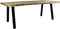 HSM Collection Eettafel Rechthoekig Soho 220cm Naturel/Zwart Acacia/Metaal