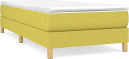 vidaXL - Bedframe - stof - groen - 80x200 - cm