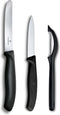 Victorinox SwissClassic Keukenset - Messenset - 3-Delig - Zwart