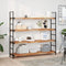 vidaXL - Wandschap - zwevend - olieafwerking - 160x30x4 - cm - massief - acaciahout