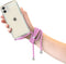 Mobiparts Lanyard Case - iPhone 12/12 Pro - Verstelbaar koord - Paars