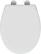 vidaXL - Snelle - Ontgrendelbare - Toiletzitting - met - Zachte - Sluiting - Duroplast - Wit
