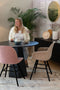 Zuiver Albert Kuip Soft Eetkamerstoelen Roze - Set van 2