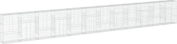 vidaXL - Schanskorf - 1200x50x150 - cm - gegalvaniseerd - ijzer - zilverkleurig