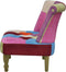vidaXL Franse stoel met patchwork ontwerp stof