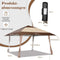 Coast - Terras Pavilion 4 m x 4 m - 3-fasen hoogteverstelling 265/275/285 cm - Beige