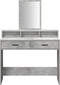 vidaXL - Kaptafel - met - Lade - - - Betonnen - Grijs, - 100x41x140 - cm