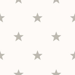 Noordwand Behang Friends & Coffee Little Stars lichtgrijs en wit