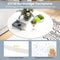 Coast Bistrotafel 2-in-1 - Verstelbare Bartafel en Salontafel Ø60 cm - Wit