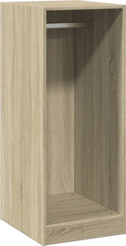 vidaXL - Kledingkast - 48x41x102 - cm - bewerkt - hout - sonoma - eikenkleurig