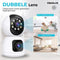 Camux DualVision - Beveiligingscamera Binnen - 2MP Full HD Nachtzicht - Babyfoon