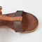 PS Poelman Lizzy - Dames Sandalen - Cognac Bruin met Metallic Brons Snake Print - Maat 41
