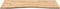 vidaXL - Bureaublad - rechthoekig - 120x50x2,5 - cm - onbehandeld - eikenhout