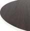 Stalux Ronde eettafel 'Daan' 135cm, kleur wit / bruin hout