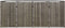 vidaXL - Containerberging - viervoudig - 274x80x117 - cm - poly - rattan - grijs