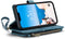 Caseme - Geschikt voor iPhone 14 - Portemonnee hoes - Blauw