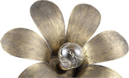 PTMD Milica Gold metalen bloem tafellamp