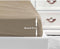 LOVELY HOME Hoeslaken 100% katoen 90x190x25 cm beige