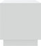 vidaXL - Tv-meubel - 40x41x44 - cm - bewerkt - hout - wit