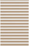 vidaXL - Zebra - Blind - 140x230 - cm - stofbreedte - 135,9 - cm - polyester - zandbruin