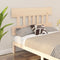 vidaXL - Hoofdbord - 138,5x3x81 - cm - massief - grenenhout