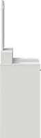 vidaXL - Kaptafel - met - Lades - Wit - 79x41x140 - cm