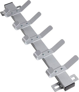 Wandkapstok Basic 50 cm breed 5 jashaken Aluminium
