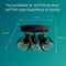Philips Sleet Spot - Plafondspot met drie lichtpunten - Met gerookt glas - Kleine fitting E14 - Ronde basisplaat