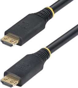 Startech.com HDMI2-CABLE-GRIP-15M - Actieve High Speed HDMI Kabel - 4K 60Hz 1440p 144Hz HDR10 HDCP 2.2 ARC 18Gbps - Zwart