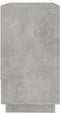 vidaXL - Dressoir - 70x41x75 - cm - bewerkt - hout - betongrijs