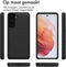 iMoshion Hoesje Geschikt voor Samsung Galaxy S21 Hoesje - Ruimte voor 2 pasjes - iMoshion Backcover met pasjeshouder - Zwart