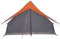 vidaXL - Familie - Tent - A-Frame - 7-Persoon - Grijs - en - Oranje - Waterdicht