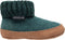 Bergstein Cozy Lux Sloffen - Unisex Junior - Scheerwol - Seagreen - Maat 27
