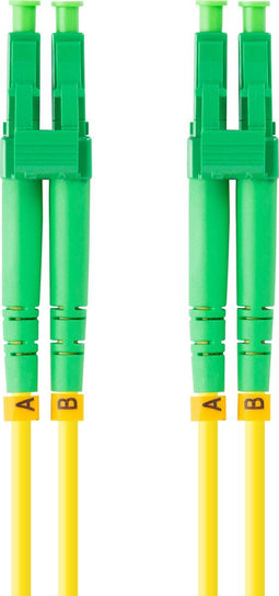 Hose Lanberg G657A1 Yellow 1 m Duplex