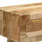 vidaXL - Wandtafel - 90x32x75 - cm - massief - ruw - mangohout
