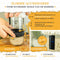 KRUSTENZAUBER zuurdesem starter set - 1000 mL fermentatieglas met spatel en thermometer - broodbakaccessoires