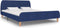 vidaXL - Bedframe - stof - blauw - 180x200 - cm