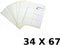 Apli witte etiketten ft 34 x 67 mm (b x h), 18 stuks, 3 per blad (2684)