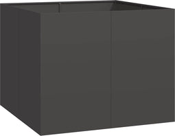 vidaXL - Plantenbak - 100x100x80 - cm - staal - zwart