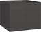 vidaXL - Plantenbak - 100x100x80 - cm - staal - zwart
