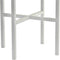Pottenset DKD Home Decor Metaal Bruin Wit Rotan (21 x 21 x 77 cm)