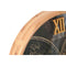 Muurklok Home ESPRIT Zwart Gouden Kristal Ijzer Vintage 62 x 8,5 x 62 cm