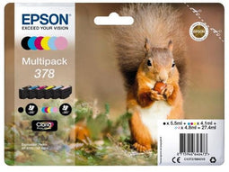 Epson 378 - Inktcartridge - Cyaan Geel Licht Cyaan Licht Magenta Magenta Zwart