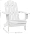vidaXL - Tuinstoel - hout - wit