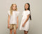 Le Chic SORAYA C212-5808 - Meisjes Jurk - Poplin met kant - Maat 152