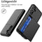 imoshion Hoesje Geschikt voor Samsung Galaxy S23 FE Hoesje - Ruimte voor 2 pasjes - imoshion Backcover met pasjeshouder - Zwart